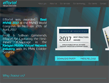 Tablet Screenshot of effortel.com